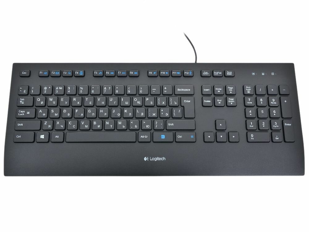 Клавиатура LOGITECH K280e USB, черный 920-005215 — фото 1