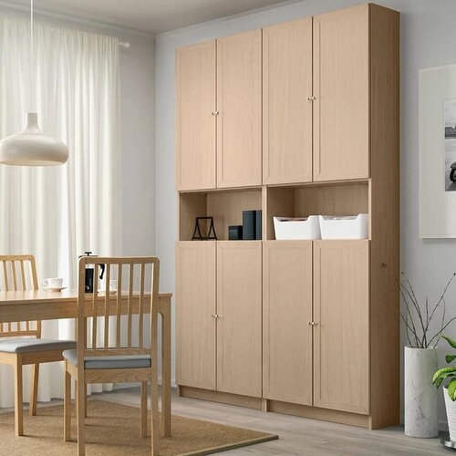 Шкаф стеллаж Стоп Мебель Билли 16, 160х30х237 Дуб Сонома