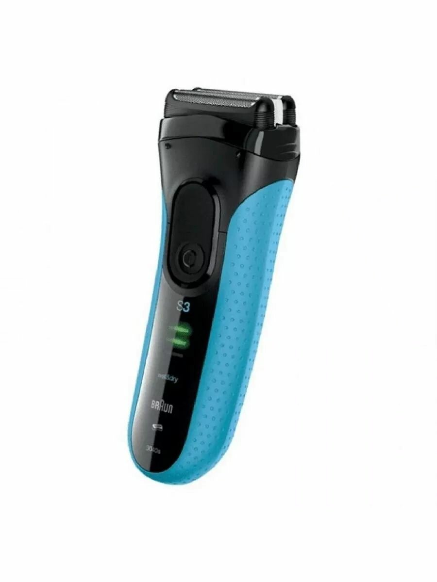 Электробритва Braun 3040s Series 3 ,(CN) голубой/черный — фото 1