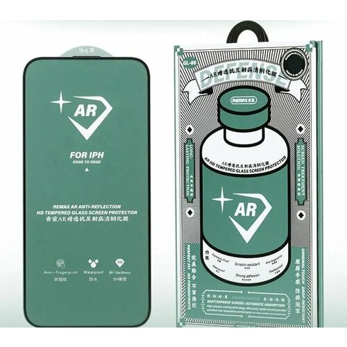 REMAX антибликовое защитное стекло для экрана смартфона Айфон 15 PLUS бирюзовый 499₽