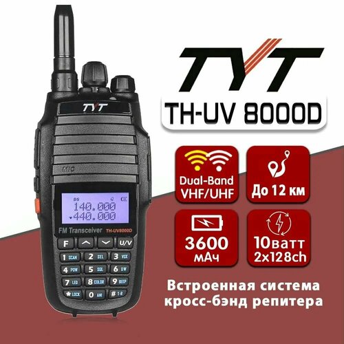 Рация ТYT TYPE-C TH-UV8000D 520000₽
