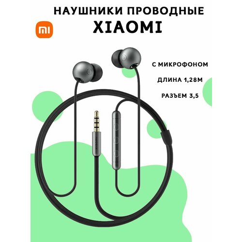 Наушники Xiaomi dual magnetic ultra dynamic unit headphones CDTEJOO1LS черные с серым 324800₽