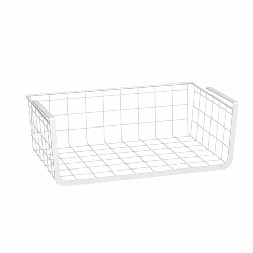 Корзина для хранения 36x14.5x25 см сталь белый