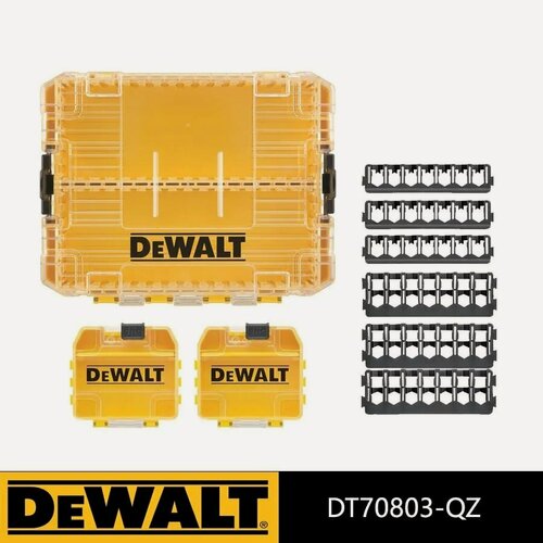 Изображение товара Набор DeWalt DT70803-QZ TOUGH CASE+, с 2-мя органайзерами и держателями бит