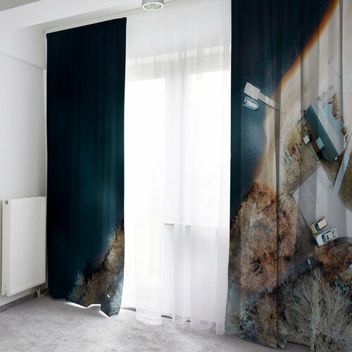 Шторы (фотошторы) из габардина, 