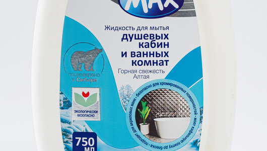 Жидкость для мытья душевых и ванных Dr MAX "Горная свежесть Алтая", 750мл - фото №3