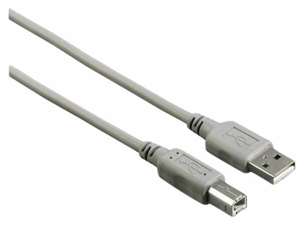 Кабель USB2.0 HAMA H-34694 (серый), USB A (m) - USB B (m), 1.5м [00034694] - фото №10