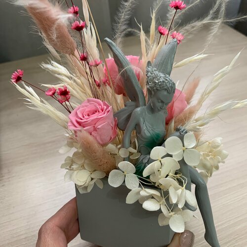 Композиция из сухоцветов Фея