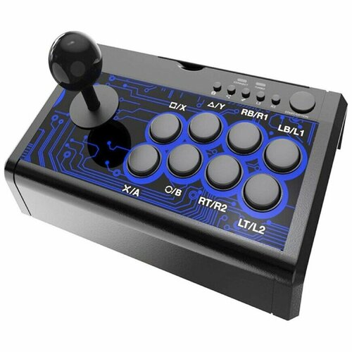 Аркадный Стик DOBE Retro Arcade Fighting Game Controller (7 in 1)(TP4-1886) new 4 in 1 usb wired game joystick retro arcade station turbo games console rocker fighting controller for