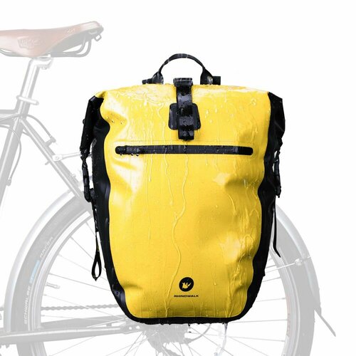 Rhinowalk Велосумка на багажник Rhinowalk 27L Waterproof Bike pannier/backpack (Желтый) сумка для велосипеда rhinowalk rk19666bn 17 литров