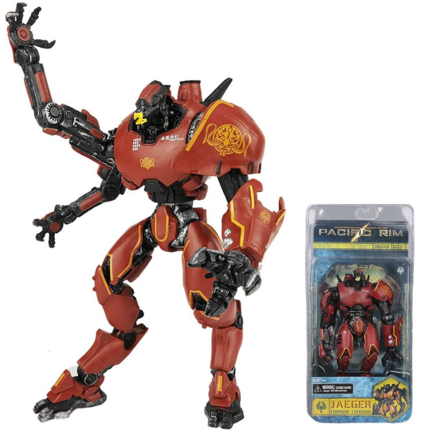 Фигурка Тихоокеанский рубеж егерь Багровый Тайфун / Pacific Rim jaeger Crimson Typhoon (19см)