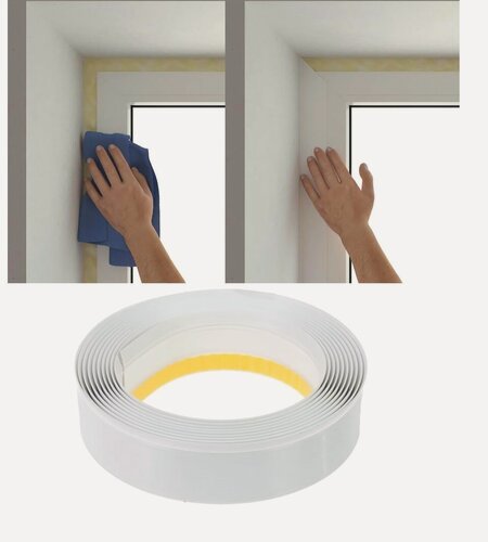 Изображение товара Нащельник самоклеящийся для пластиковых окон,50 мм, длина 3 м