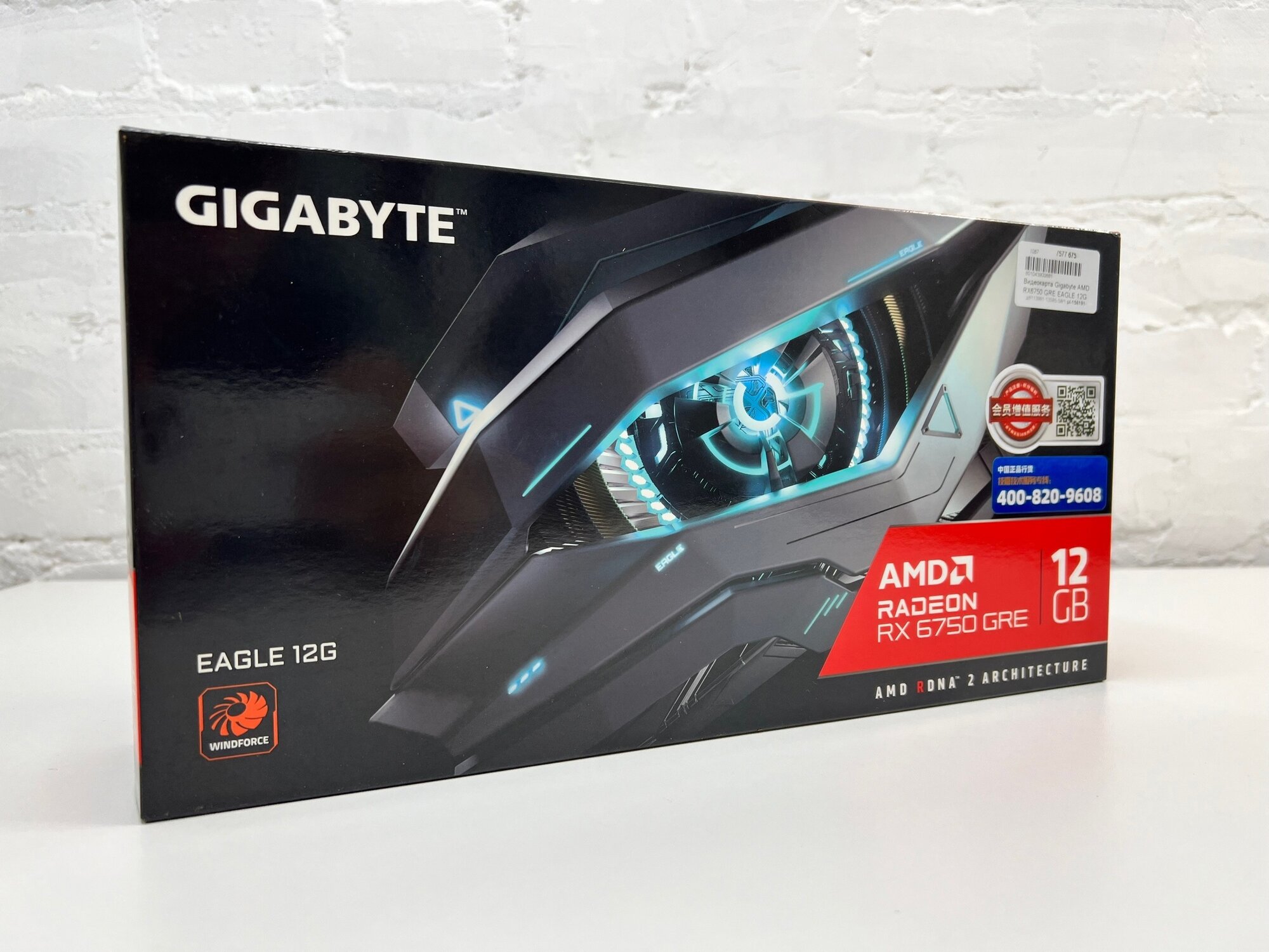 Видеокарта GIGABYTE GRE EAGLE 12G Radeon RX 6750 12GB 3 вентилятора