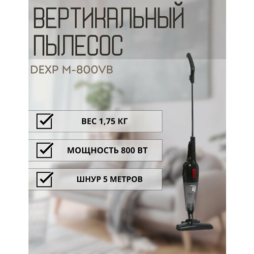 Пылесос вертикальный DEXP M-800VB черный