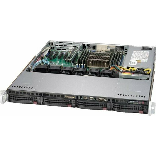 Серверная платформа SuperMicro, 1U, LGA1151, iC224 (SYS-5018D-MTRF)