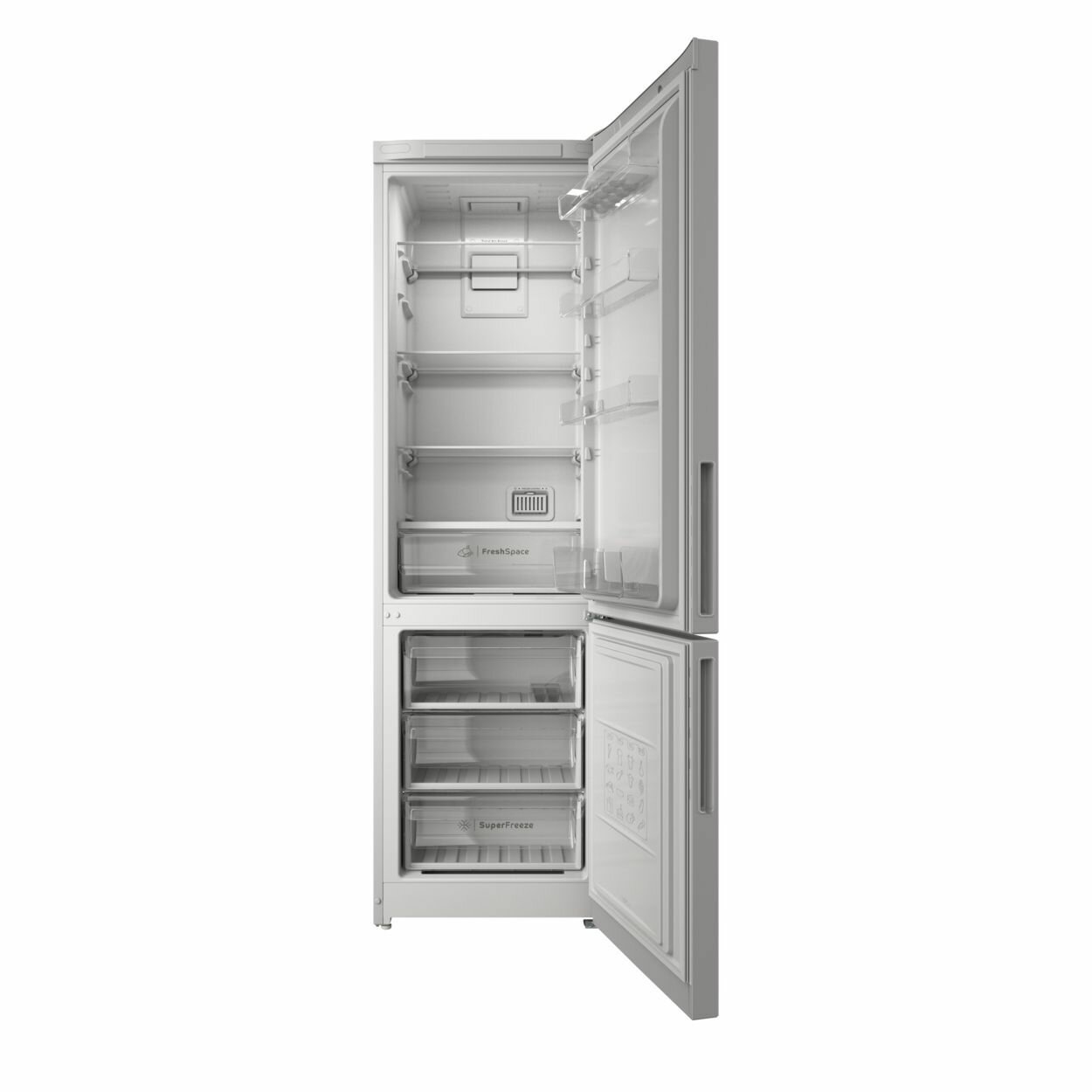 Двухкамерный холодильник Indesit ITR 5200 W, No Frost, белый