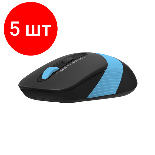 Комплект 5 штук Мышь компьютерная A4Tech Fstyler FG10 BLUEчернсин2000dpiбеспроводн4кн 789900₽