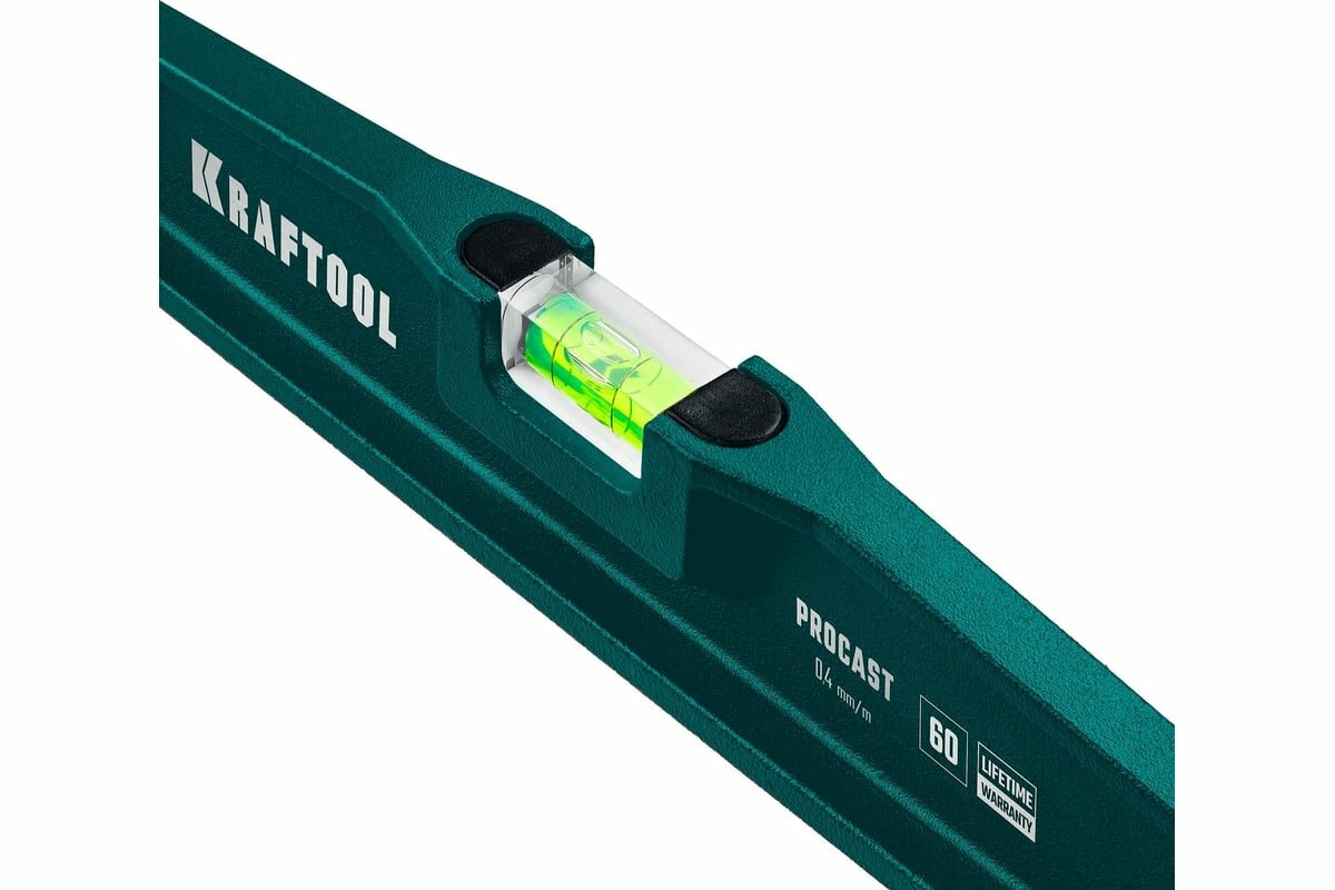 KRAFTOOL Procast Литой уровень, 2 ампулы, 0,5 мм/м, 600 мм 34717-060 — фото 1
