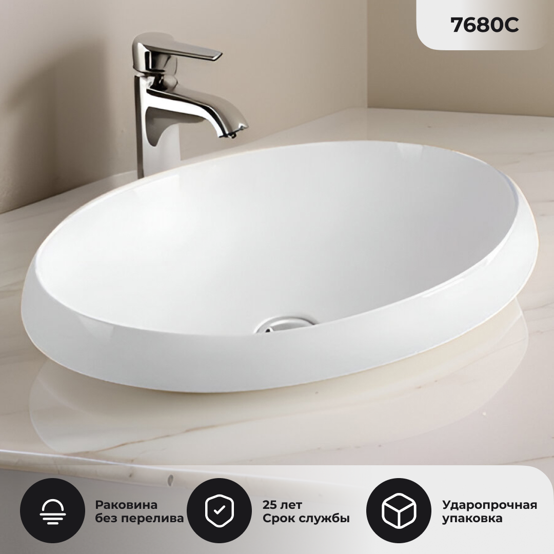 фото Раковина MELANA MLN-7680C