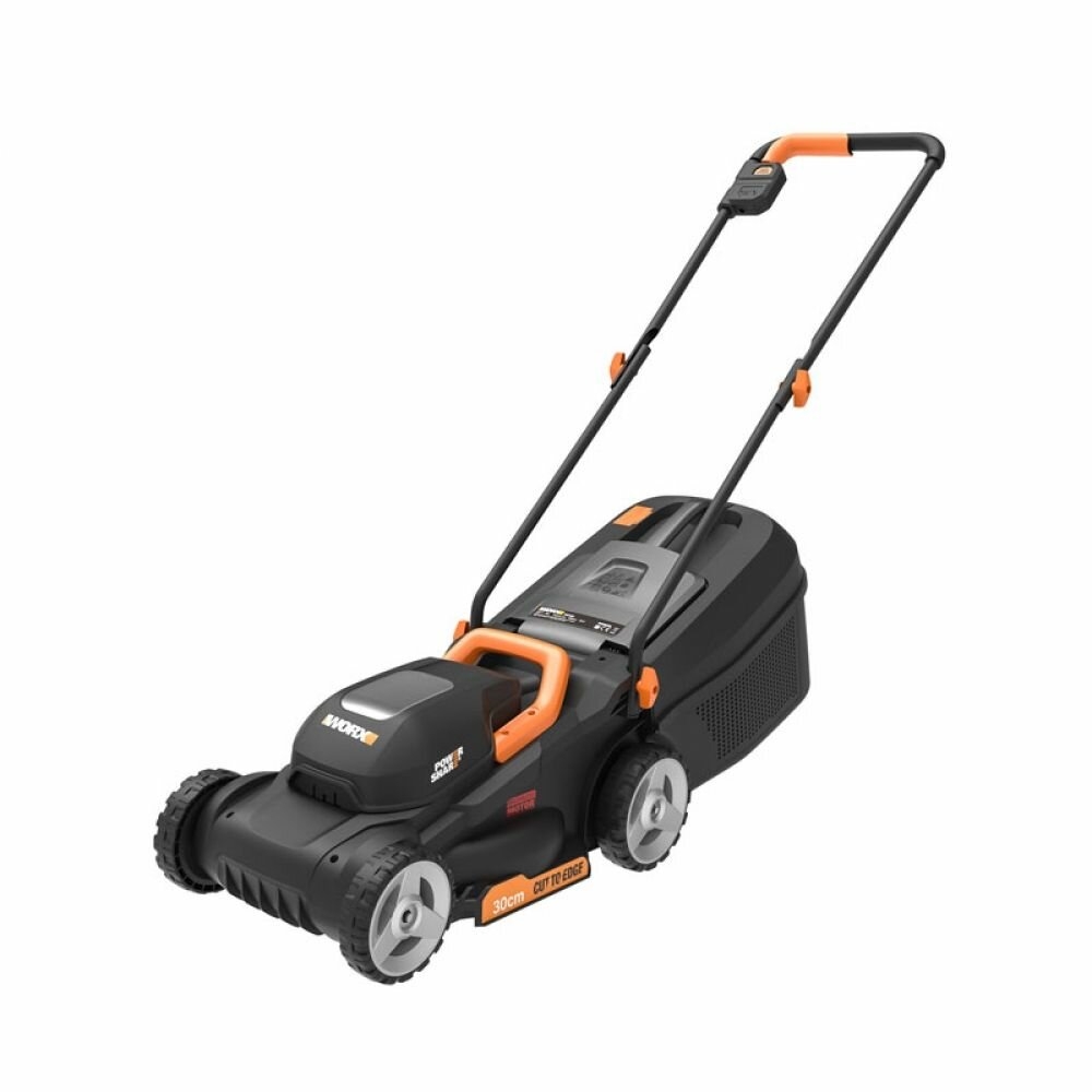 фото Газонокосилка аккумуляторная ручная WORX WG730E 20V (30см) АКБ и ЗУ в комплекте