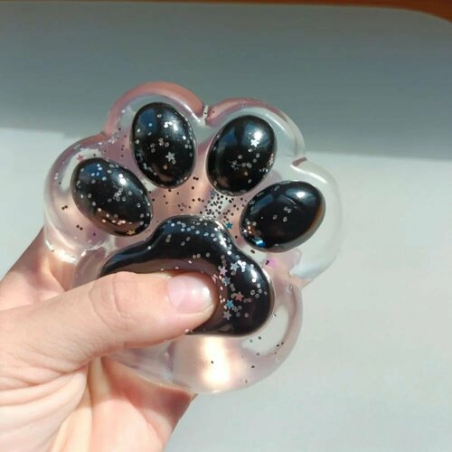 Антистресс игрушка сквиш лапка котика