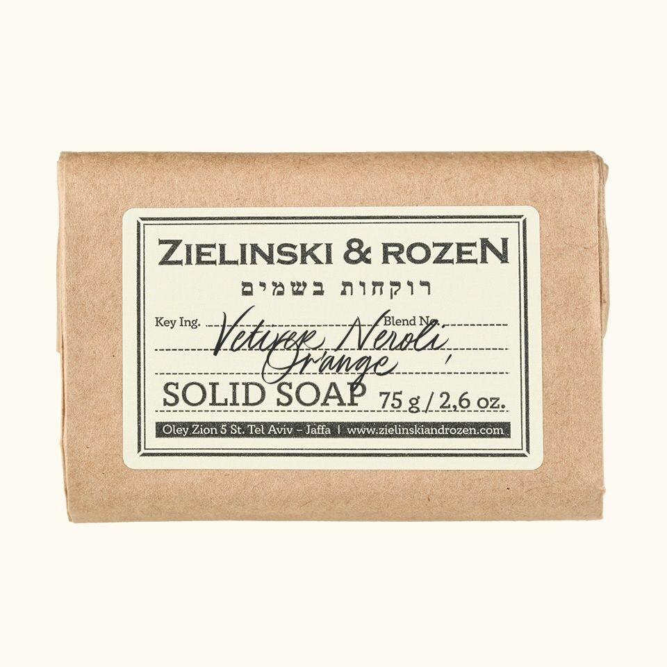 Zielinski & Rozen Твердое мыло Ветивер, Нероли, Апельсин (75гр)