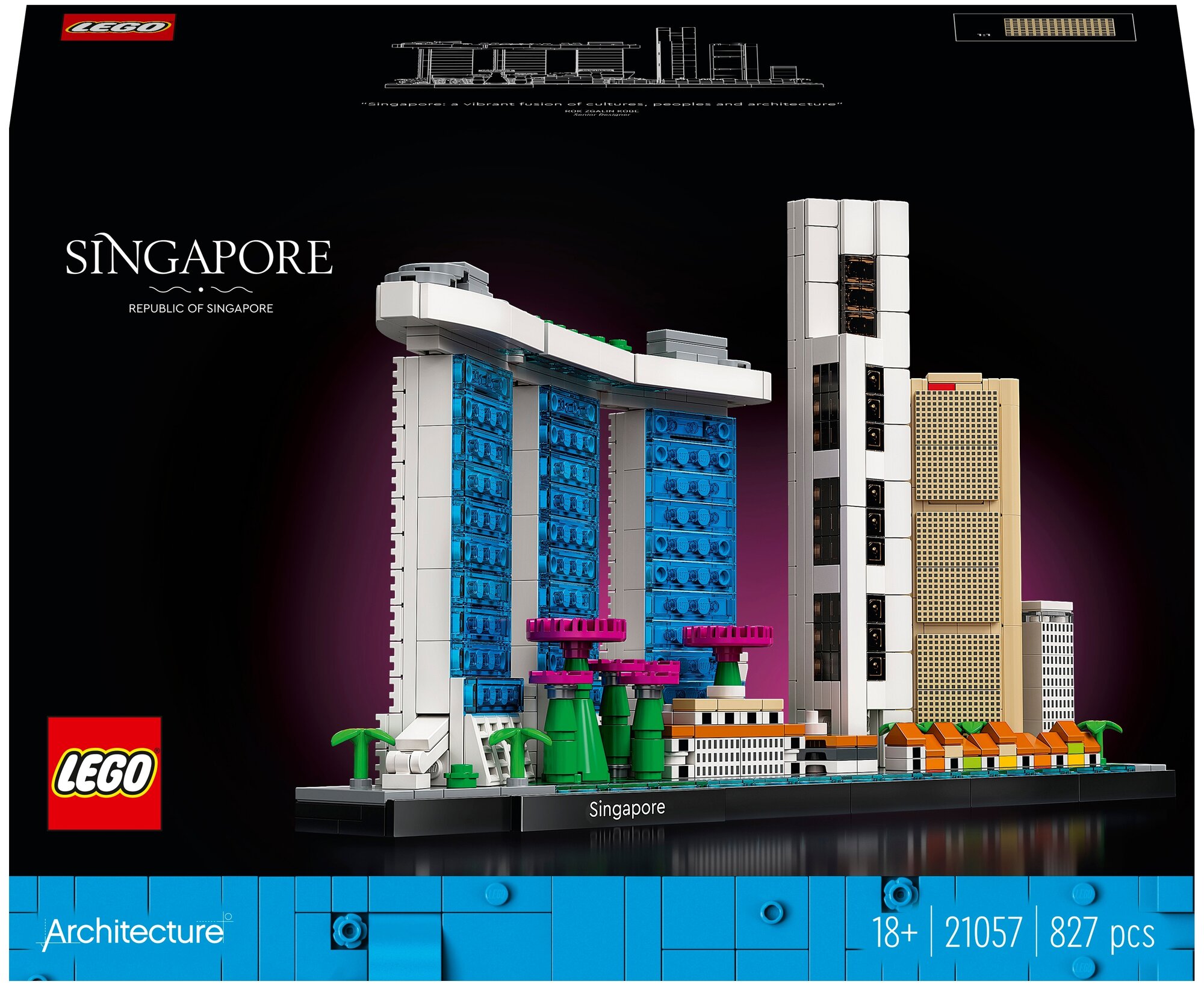 Конструктор LEGO Architecture 21057 Сингапур (Singapore)