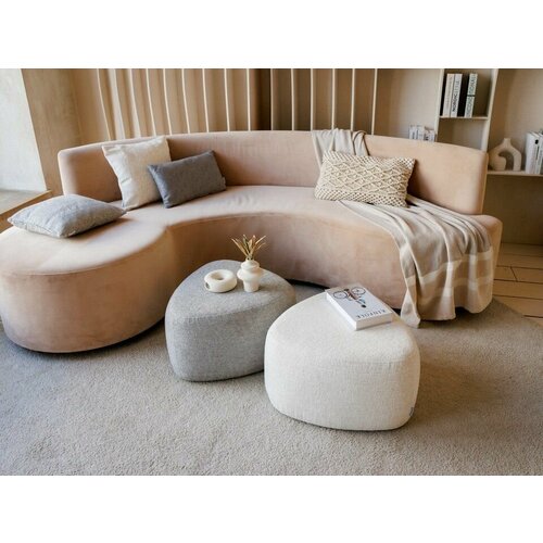 Пуф Bukle 58×60×35 см