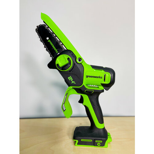 Аккумуляторная цепная мини пила GreenWorks 24V, 10 см, без АКБ и ЗУ