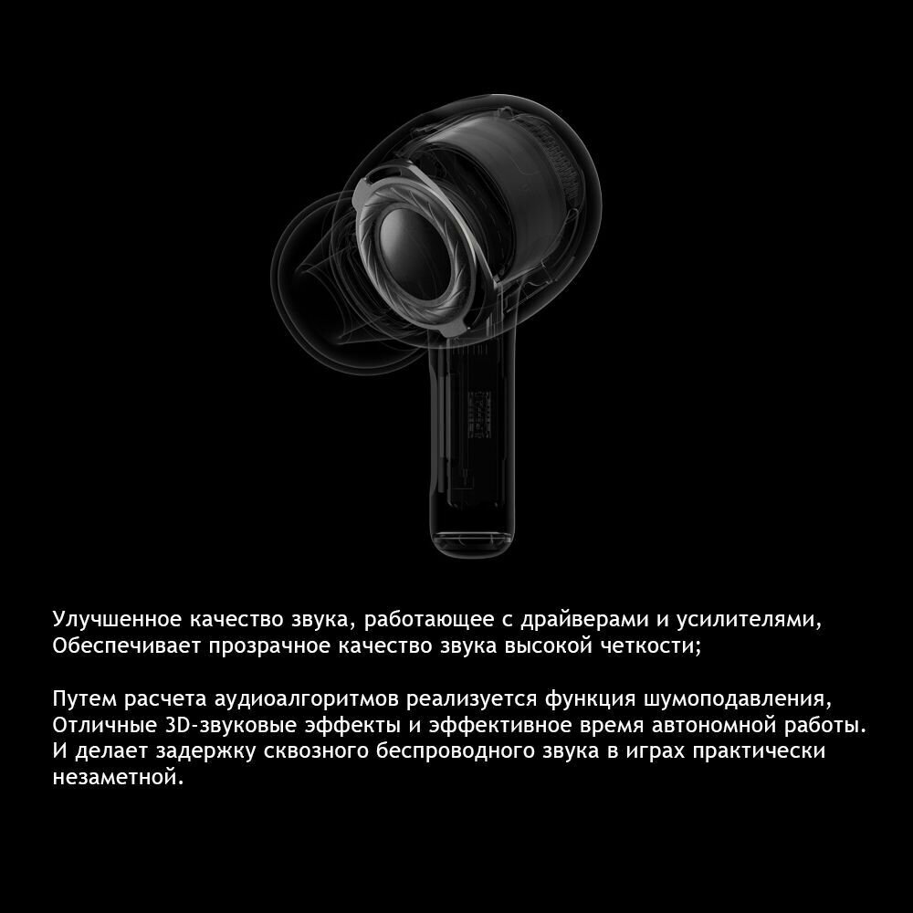 Наушники беспроводные Pods Pro 2 с микрофоном, активным шумоподавлением — фото 1