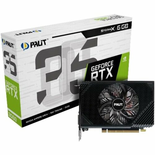 Видеокарта Palit GeForce RTX 3050 StormX 6G 20860₽