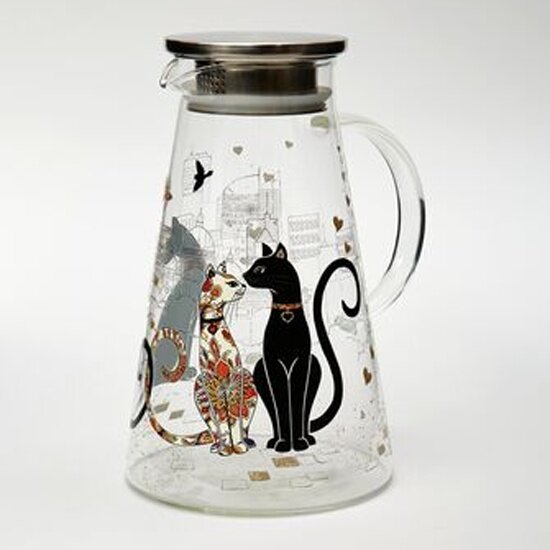 Кувшин Agness  парижские коты  1 8 л  887 282 