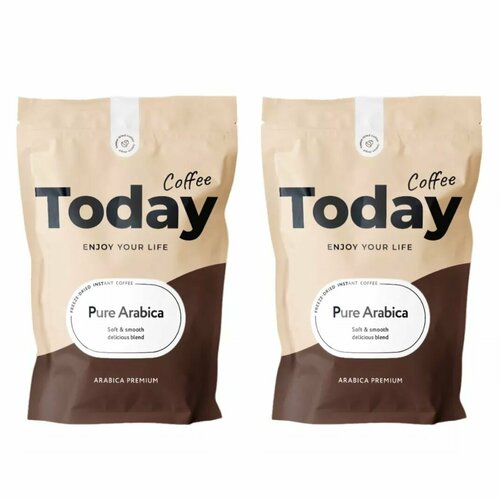 фото Кофе растворимый today pure arabica 150 гр. х 2 шт.