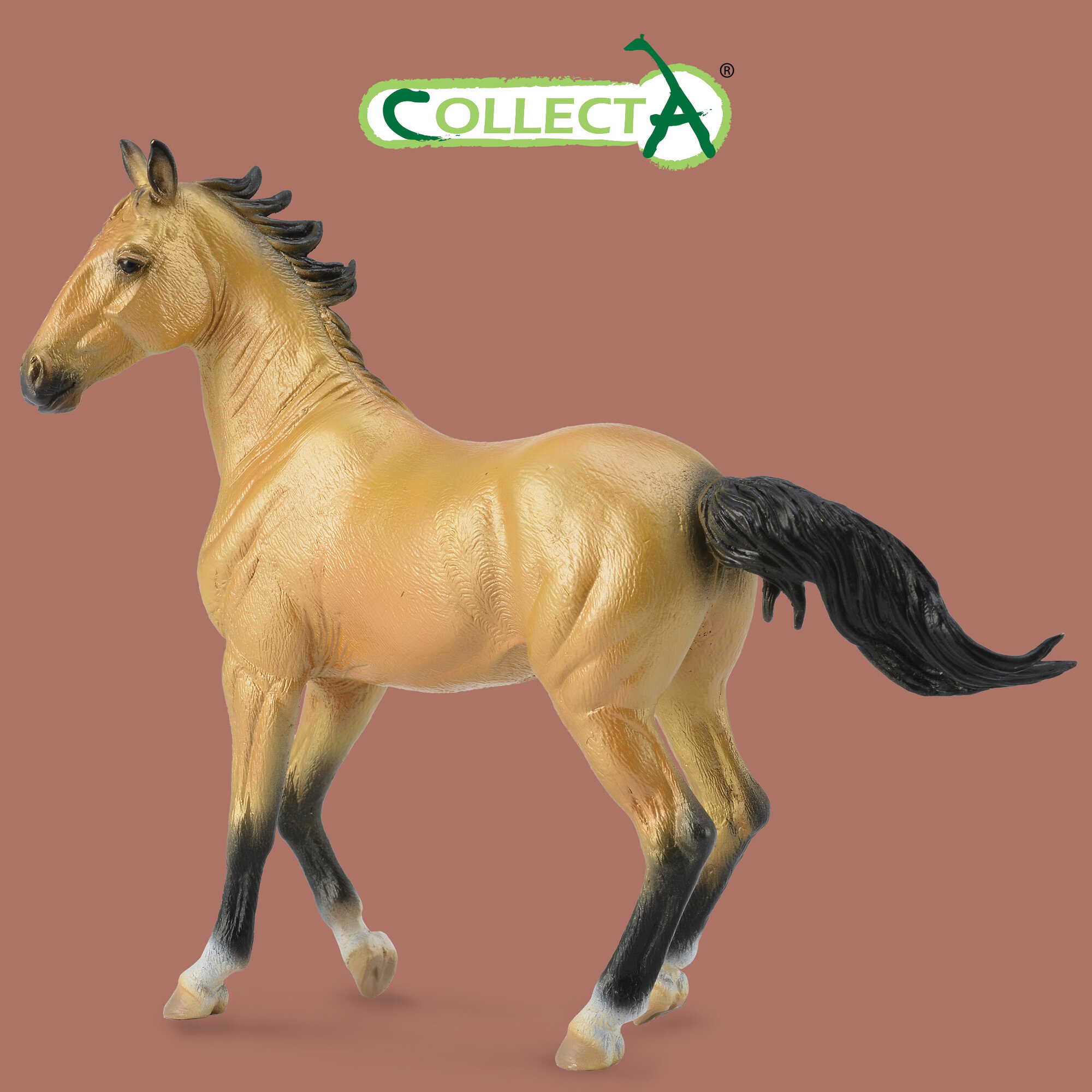 Фигурка животного Collecta Лошадь Ахалтекинская кобыла Бакскин, 88624b