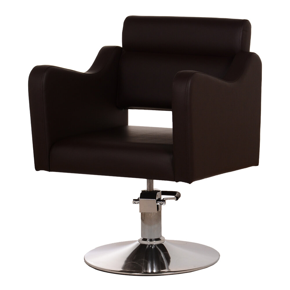 Парикмахерское кресло "Флора" коричневый цвет - основание диск