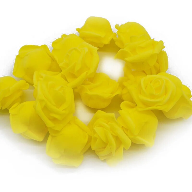 Искусственные розы YONGSNOW 20 шт. Желтый yellow