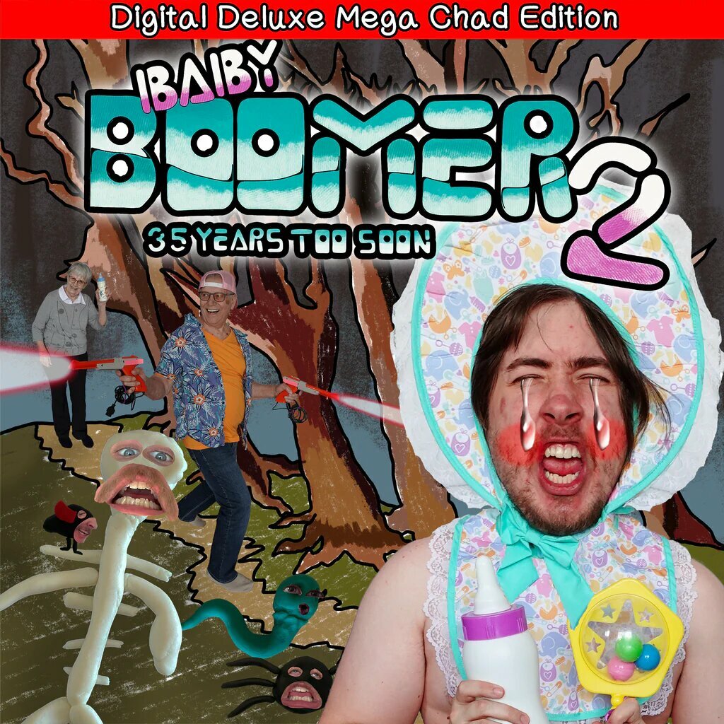 Игра Baby Boomer 2: 35 Years Too Soon: Digital Deluxe Mega Chad Edition PS4 & PS5 для PS4 & PS5, электронный ключ активации, TR