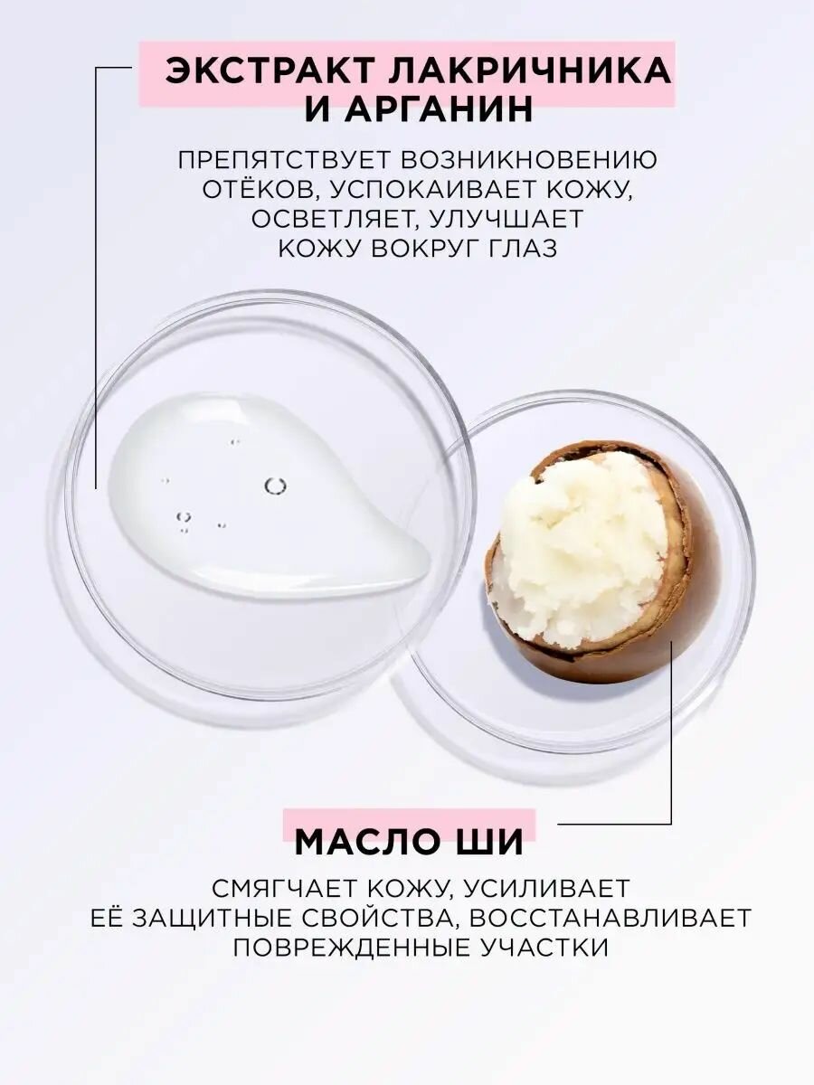 MIXIT Крем-гель увлажняющий для кожи вокруг глаз от отеков и морщин с лифтинг-эффектом YOUR SKIN, 30 мл — фото 1