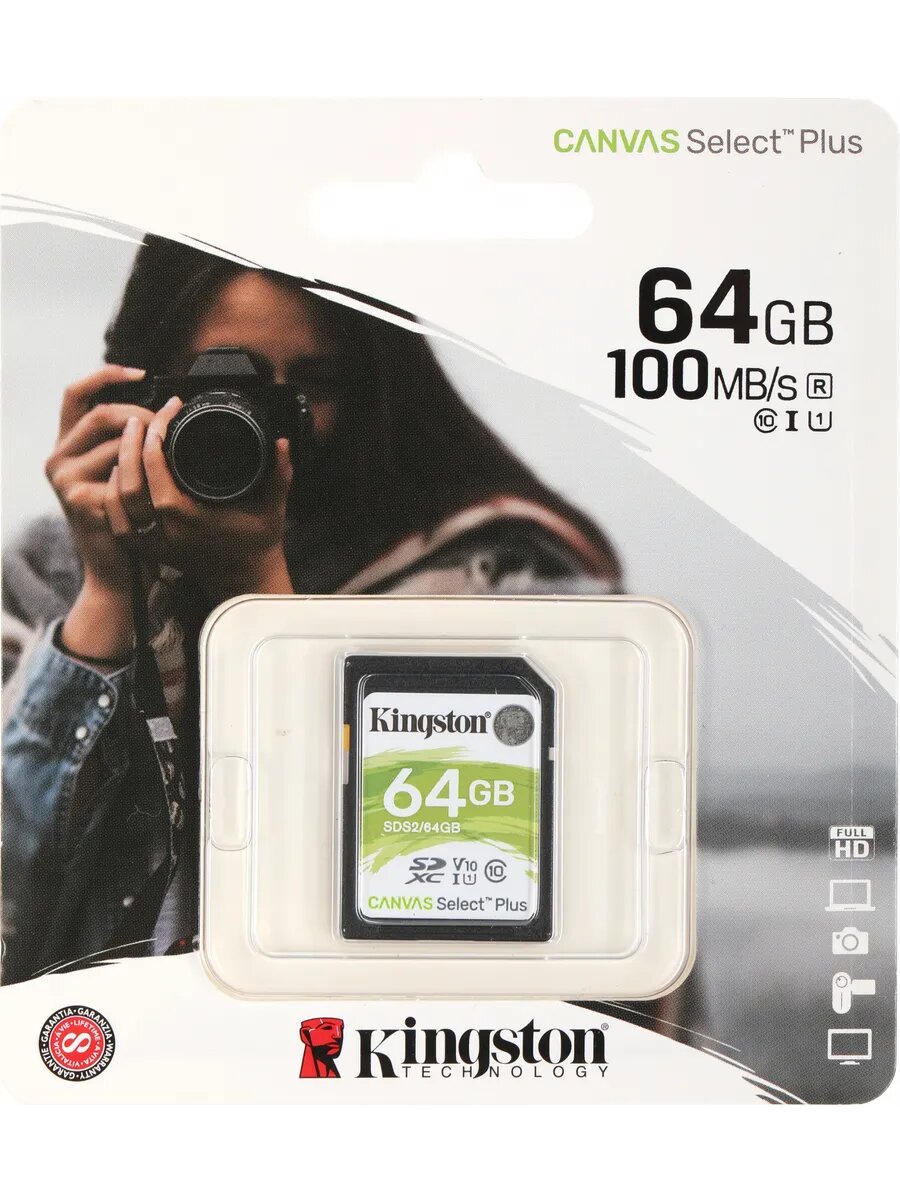 Флеш карта SDXC 64GB SDS2/64GB Canvas Select Plus