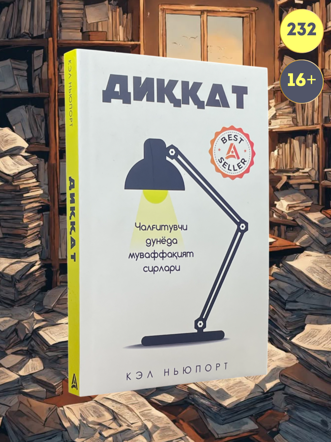Диккат — Кэл Ньюпор, секреты успеха в отвлекающем мире. 232 страницы.