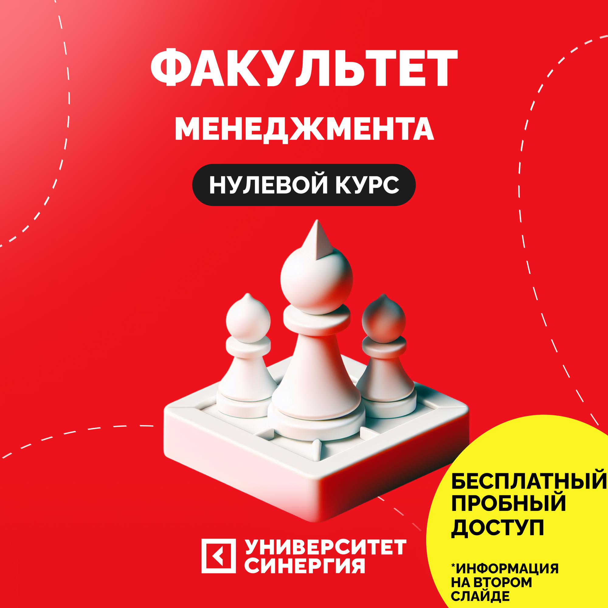 Факультет Менеджмента, Нулевой курс от Университета Синергия