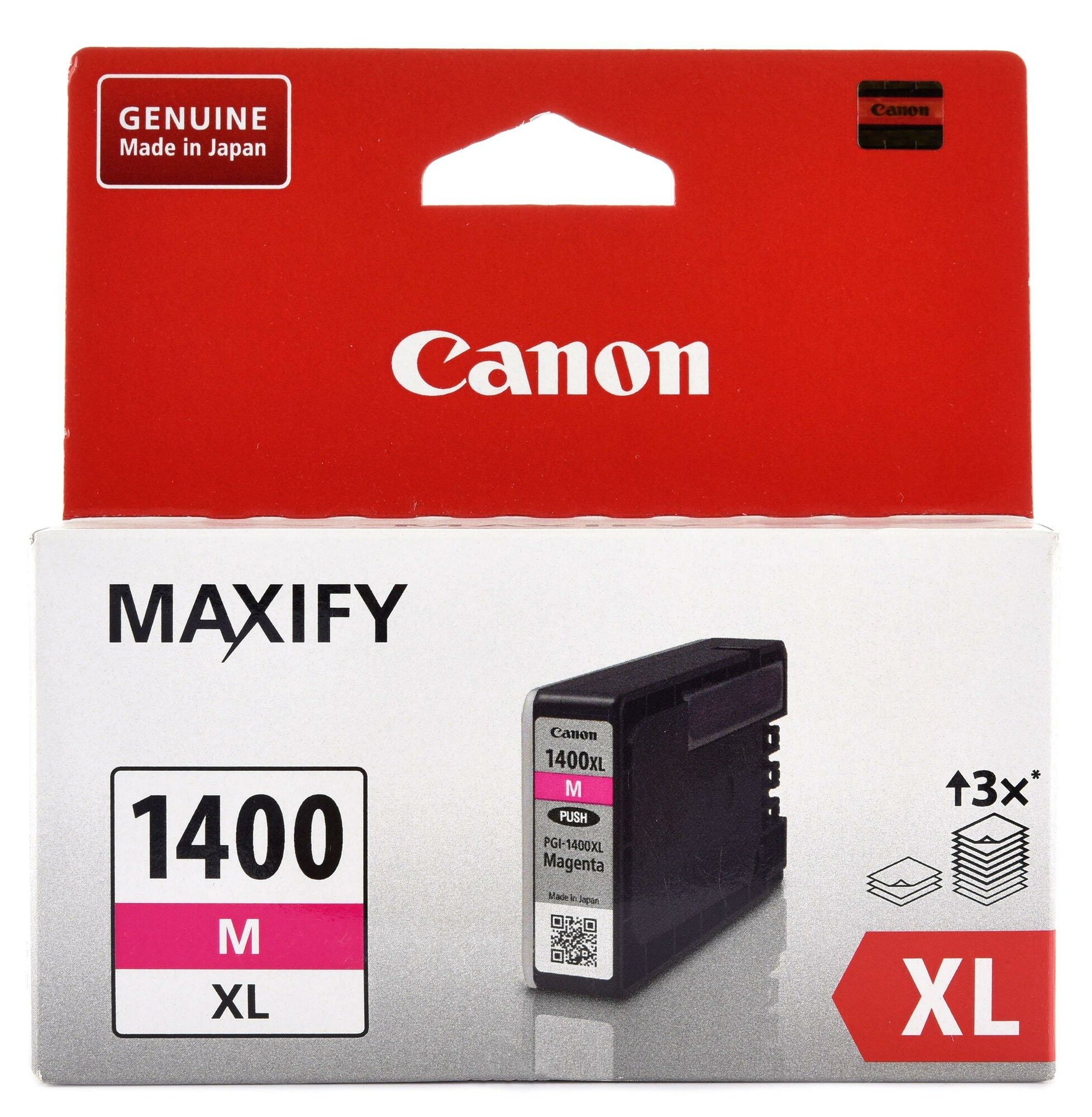 Картридж Canon PGI-1400M XL (9203B001) пурпурный для MAXIFY MB2040/2140/2340/2740