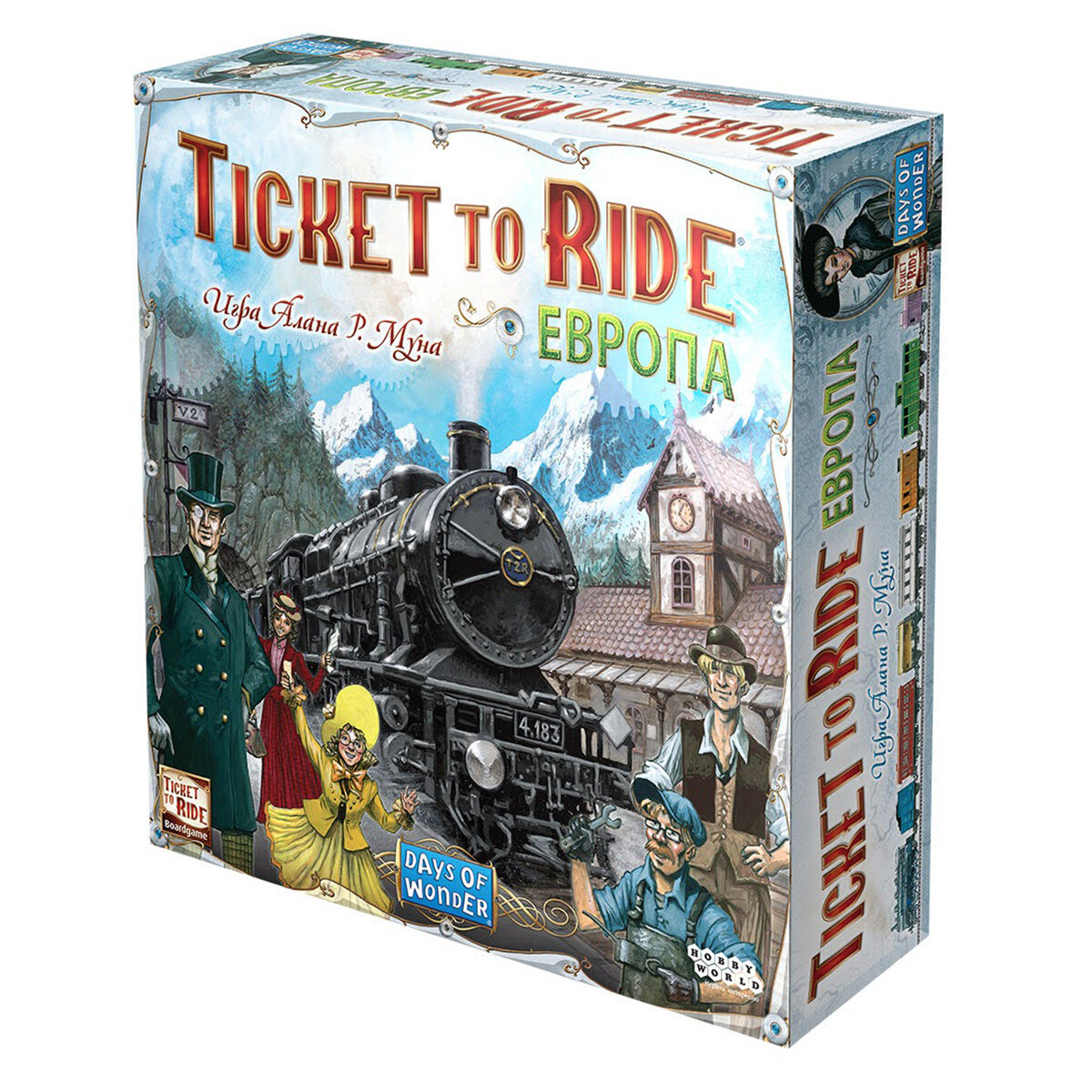 Настольная игра HOBBY WORLD "Ticket to Ride Европа" (оригинальное русское издание)