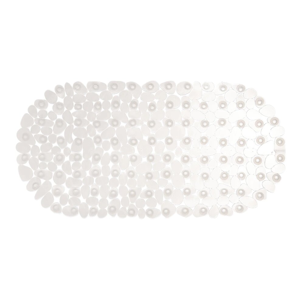 Коврик для ванной VILINA Лунный камень 36х69 см антискользящий жемчужный