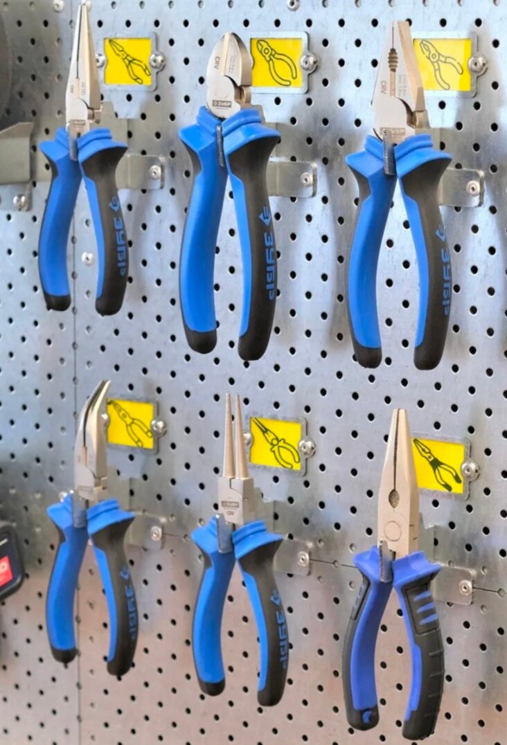 Комплект держателей пассатижей 3шт perfostena