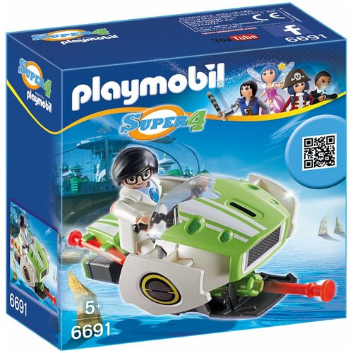 Набор с элементами конструктора Playmobil Super 4 6691 Скайджет, 13 дет. набор с элементами конструктора playmobil summer fun 6346 пляж с спасателем