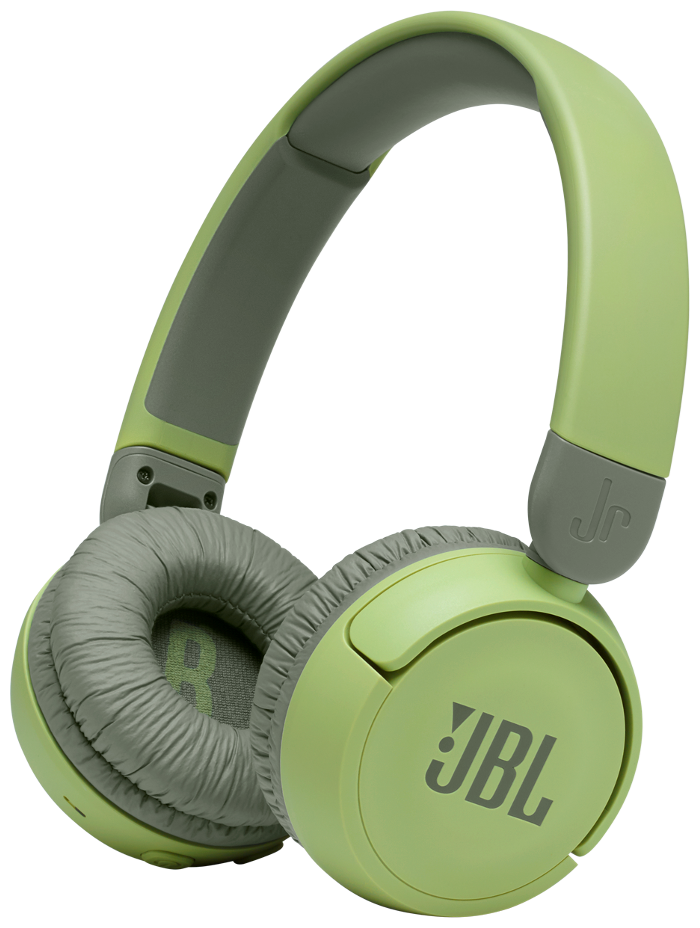 Наушники накладные JBL JR310 BT, беспроводные, зеленый