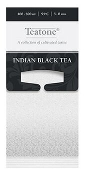 Черный Индийский чай Teatone 20 пакетиков на чайник