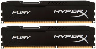 Оперативная память HyperX Fury 16 ГБ (8 ГБ x 2 шт.) DDR3 1333 МГц DIMM CL9 HX313C9FBK2/16