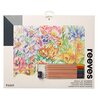Набор Рисуем по номерам. Цветные карандаши. Цветы - изображение